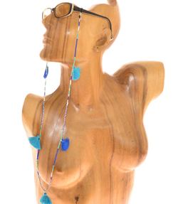 CORDINI PORTAOCCHIALI MGB COMB TASSEL E CRISTAL TITIK