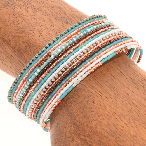 BRACCIALI KAKU 16 LINE MGB 15/O 1 LINE CRYSTAL - Image 2