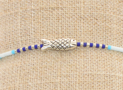 BRACCIALI 1 FILO MIUKI CON PENDENTE PESCE