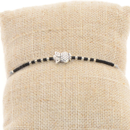 BRACCIALI 1 FILO MIUKI CON PENDENTE GUFO - Image 4