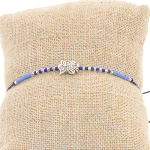 BRACCIALI 1 FILO MIUKI CON PENDENTE GUFO - Image 6