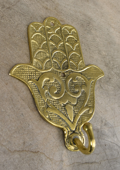 APPENDINO SINGOLO IN OTTONE MANO DI FATIMA CM 20 - Image 5