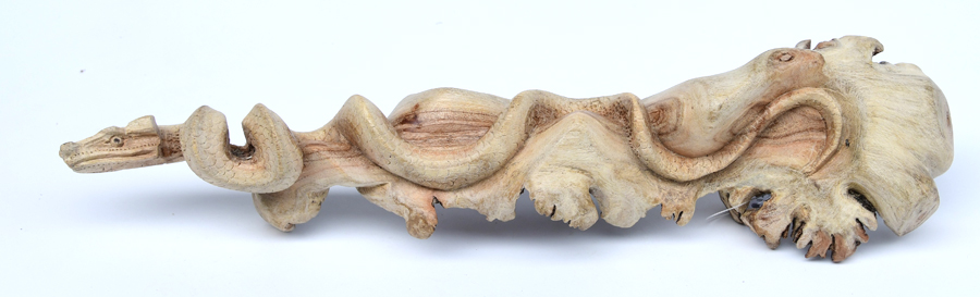 SERPENTE SU TRONCO PARASSITATO CM 33 - Image 2