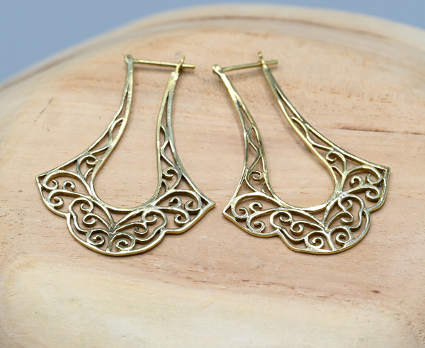 ORECCHINI IN OTTONE MISURA MEDIA - Image 5