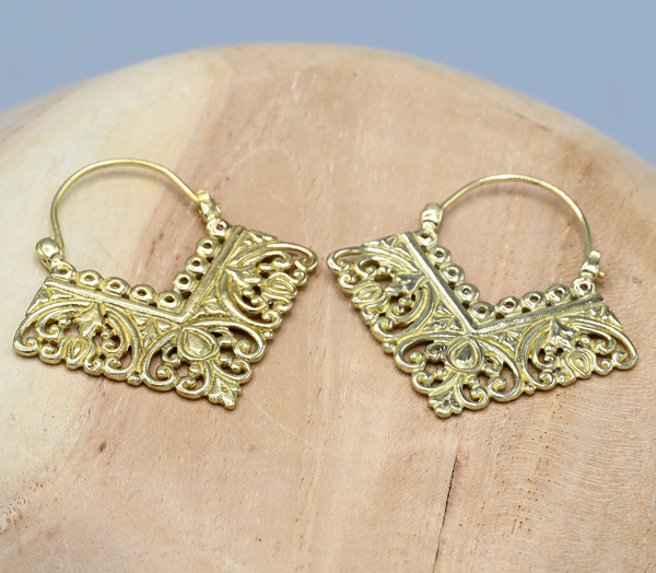 ORECCHINI IN OTTONE MISURA MEDIA - Image 6