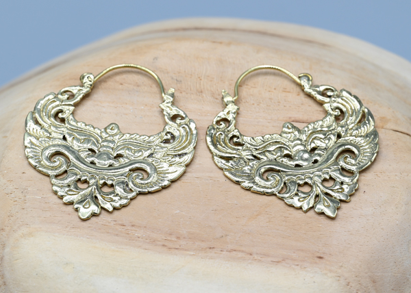 ORECCHINI IN OTTONE MISURA MEDIO GRANDE - Image 4