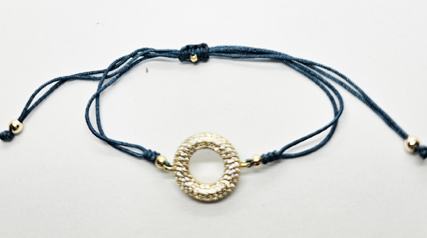 BRACCIALI STRING WITH ZIRCON DONUT HOLE - Image 5